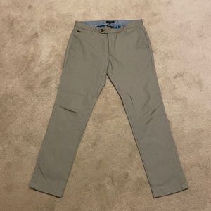 Taupe Ted Baker pants with back pockets